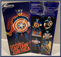 Captain America (Powerized with Power Shield) from Marvel - Basic Series manufactured by Remco [Back]