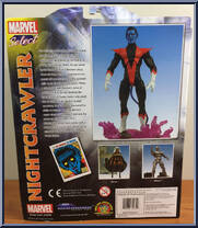 Nightcrawler from Marvel Select - Basic Series manufactured by Diamond Select [Back]