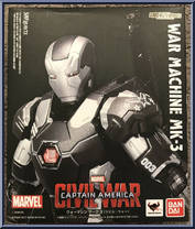 War Machine MK-3 from Marvel - S.H. Figuarts - Captain America Civil War manufactured by Bandai [Front]