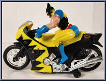 Wolverine from Marvel - Mystery Bump & Go Motorcycles manufactured by Soma [Loose]