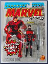 Daredevil (Exploding Grapple Hook) from Marvel - Super Heroes - Series 5 manufactured by Toy Biz [Front]