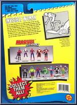 Invisible Woman (Catapult Power Launcher) from Marvel - Super Heroes - Series 5 manufactured by Toy Biz [Back]