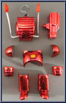 Iron Man (Space Armor) from Marvel - Super Heroes - Series 7 manufactured by Toy Biz [Loose]