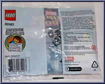 Thor and the Cosmic Cube from Marvel Super Heroes - Build-a-Figures manufactured by Lego [Back]