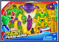 Hulk vs. Loki from Marvel Super Hero Mashers - Battle Packs manufactured by Hasbro [Front]