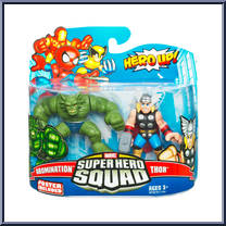 Abomination & Thor from Marvel Super Hero Squad - Series 19 manufactured by Hasbro [Front]