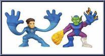 Mr. Fantastic & Super Skrull from Marvel Super Hero Squad - Series  3 manufactured by Hasbro [Loose]