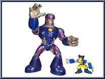Sentinel & Wolverine from Marvel Super Hero Squad - Mega Packs manufactured by Hasbro [Loose]