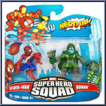 Spider-Man & Ronan the Accuser from Marvel Super Hero Squad - Series 21 manufactured by Hasbro [Front]