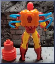 Iron Man (Inferno Armor) from Marvel Universe - 5" Scale - Series  5 manufactured by Toy Biz [Loose]