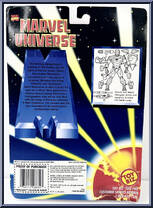 Iron Man (Hologram Armor) from Marvel Universe - 5" Scale - Series 12 manufactured by Toy Biz [Back]