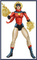 Ms. Marvel (Classic) from Marvel Universe - Fury Files - Wave  3 manufactured by Hasbro [Loose]