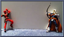 Deadpool / Taskmaster from Marvel Universe - Comic Packs - Greatest Battles manufactured by Hasbro [Loose]