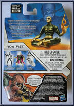 Iron Fist from Marvel Universe - Series 5 - Wave 22 manufactured by Hasbro [Back]