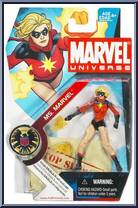 Ms. Marvel (Classic) from Marvel Universe - Series 1 - The Fury Files - Wave  3 manufactured by Hasbro [Front]