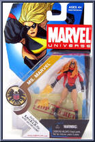 Ms. Marvel (Classic) from Marvel Universe - Series 1 - The Fury Files - Wave  3 manufactured by Hasbro [Front]
