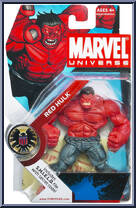 Red Hulk from Marvel Universe - Series 1 - The Fury Files - Wave  4 manufactured by Hasbro [Front]