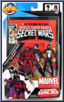 Spider-Man (Black Costume) / Magneto from Marvel Universe - Comic Packs - Secret Wars manufactured by Hasbro [Front]