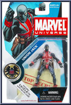 Union Jack from Marvel Universe - Series 1 - The Fury Files - Wave  4 manufactured by Hasbro [Front]
