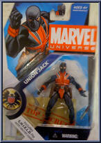 Union Jack from Marvel Universe - Series 1 - The Fury Files - Wave  4 manufactured by Hasbro [Front]