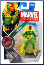 Vision from Marvel Universe - Series 2 - HAMMER Files - Wave  6 manufactured by Hasbro [Front]