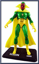 Vision from Marvel Universe - Series 2 - HAMMER Files - Wave  6 manufactured by Hasbro [Loose]