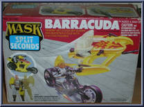 Barracuda from M.A.S.K. - Split Seconds manufactured by Kenner [Front]