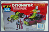 Detonator from M.A.S.K. - Split Seconds manufactured by Kenner [Back]
