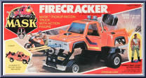 Firecracker from M.A.S.K. - Series 1 manufactured by Kenner [Front]