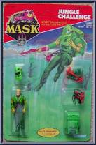 Matt Trakker (Jungle Challenge) from M.A.S.K. - Adventure Packs manufactured by Kenner [Front]