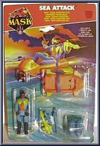Sea Attack with Hondo MacLean from M.A.S.K. - Adventure Packs manufactured by Kenner [Front]