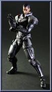 Colonel Sheppard from Mass Effect 3 - Basic Series manufactured by Play Arts Kai [Loose]