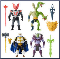 Battle for Eternia 4-Pack from Masters of the Universe - Origins - Box Sets manufactured by Mattel [Loose]