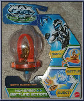 Earth Elementor from Max Steel - 2013 - Turbo Battlers manufactured by Mattel [Front]