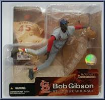 Bob Gibson (Gray Uniform) from McFarlane's Sports Picks - Cooperstown - Series 1 manufactured by McFarlane [Front]