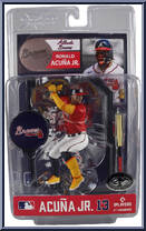 Ronald Acuna Jr. (Braves) (Platinum Edition) from McFarlane's Sports Picks - MLB - Legacy Series manufactured by McFarlane [Front]