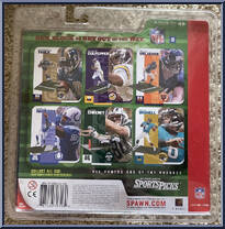 Brian Urlacher (White Jersey) from McFarlane's Sports Picks - NFL - Series  2 manufactured by McFarlane [Back]