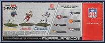 Elite Club (LaDainian Tomlinson / Larry Johnson / Shaun Alexander) from McFarlane's Sports Picks - NFL - 3-Packs manufactured by McFarlane [Back]