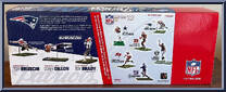 New England Patriots (Corey Dillon / Tom Brady / Tedy Bruschi) from McFarlane's Sports Picks - NFL - 3-Packs manufactured by McFarlane [Back]