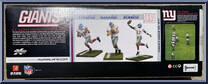 New York Giants (Michael Strahan / Eli Manning / Plaxico Burress) from McFarlane's Sports Picks - NFL - 3-Packs manufactured by McFarlane [Back]