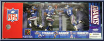 New York Giants (Michael Strahan / Tiki Barber / Plaxico Burress) from McFarlane's Sports Picks - NFL - 3-Packs manufactured by McFarlane [Front]