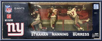 New York Giants (Michael Strahan / Eli Manning / Plaxico Burress) from McFarlane's Sports Picks - NFL - 3-Packs manufactured by McFarlane [Front]