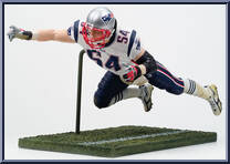 New England Patriots (Corey Dillon / Tom Brady / Tedy Bruschi) from McFarlane's Sports Picks - NFL - 3-Packs manufactured by McFarlane [Loose]