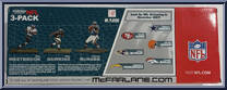 Philadelphia Eagles (Brian Westbrook / Donovan McNabb / Brian Dawkins) from McFarlane's Sports Picks - NFL - 3-Packs manufactured by McFarlane [Back]