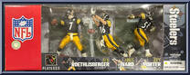Pittsburgh Steelers (Ben Roethlisberger / Hines Ward / Joey Porter) from McFarlane's Sports Picks - NFL - 3-Packs manufactured by McFarlane [Front]