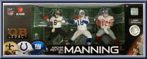 QB Legacy (Archie Manning / Peyton Manning / Eli Manning) from McFarlane's Sports Picks - NFL - 3-Packs manufactured by McFarlane [Front]