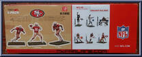 San Francisco 49ers (Joe Montana / Ronnie Lott / Jerry Rice) from McFarlane's Sports Picks - NFL - 3-Packs manufactured by McFarlane [Back]