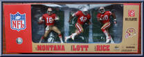 San Francisco 49ers (Joe Montana / Ronnie Lott / Jerry Rice) from McFarlane's Sports Picks - NFL - 3-Packs manufactured by McFarlane [Front]