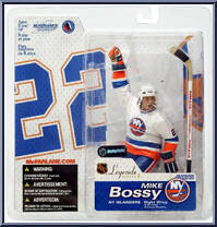 Mike Bossy (White Jersey) from McFarlane's Sports Picks - NHL - NHL Legends - Series 2 manufactured by McFarlane [Front]