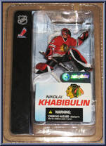Nikolai Khabibulin from McFarlane's Sports Picks - NHL - 3" Figures - Series 3 manufactured by McFarlane [Front]